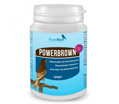 PowerBrown 150 grs | El potenciador perfecto de feomelaninas para el plumaje de sus aves