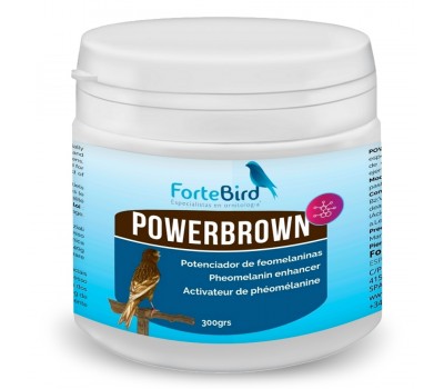 PowerBrown 300 grs | El potenciador perfecto de feomelaninas para el plumaje de sus aves