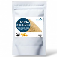 Harina de Chía Blanca (Alto contenido en fibras, proteínas y Omegas 3, 6 y 9)