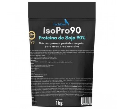 Fortebird IsoPro 90 1 kg– Proteína de Soja 90% - NO DORÉ