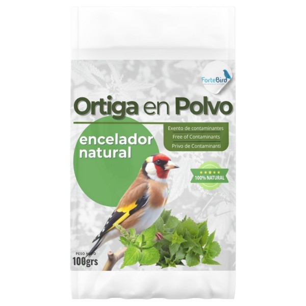Ortiga en Polvo 100% Puro | Encelador natural para aves Ortiga en Polvo 100% Puro | Encelador natural para aves