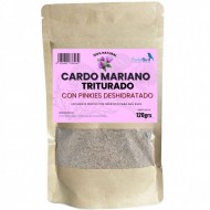 Cardo mariano con pinkies deshidatrados