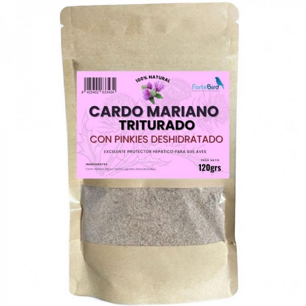 Cardo mariano con pinkies deshidatrados Cardo mariano con pinkies deshidatrados
