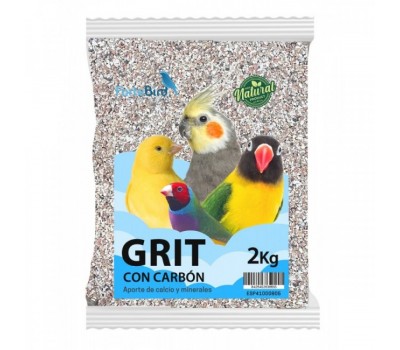 Grit con Carbón Fortebird  2Kg