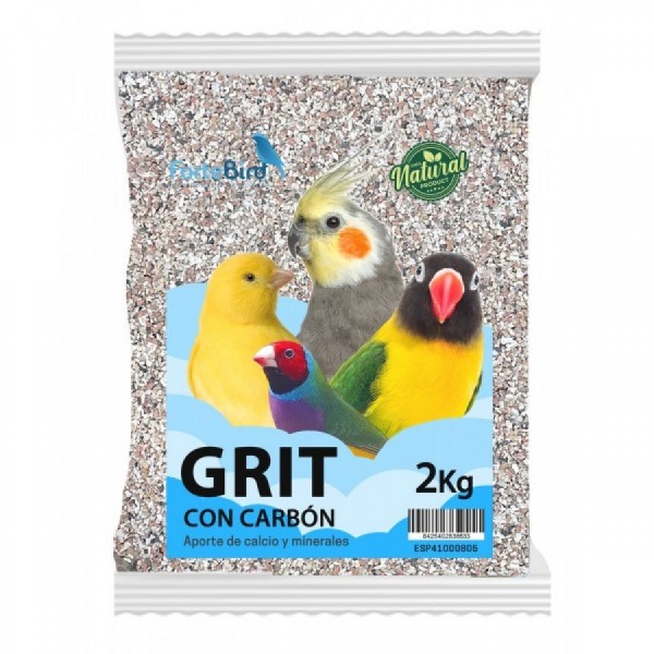 Grit con Carbón Fortebird 2Kg Grit con Carbón Fortebird 2Kg