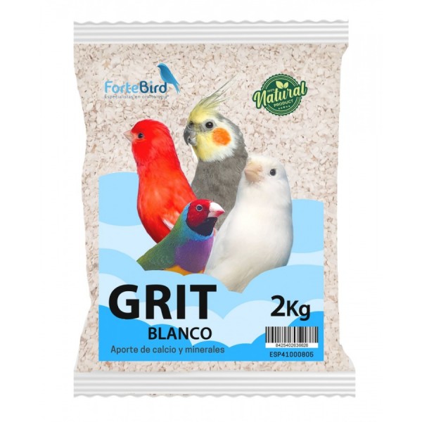 Grit Blanco Fortebird 2Kg Grit Blanco Fortebird 2Kg