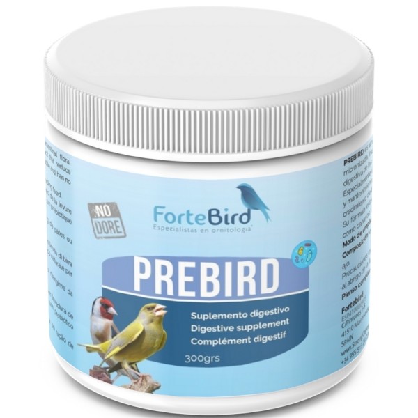 Prebird – Acondicionador Intestinal Natural con Prebióticos (Sin Doré) 300 gr Prebird – Acondicionador Intestinal Natural con Prebióticos (Sin Doré) 300 gr