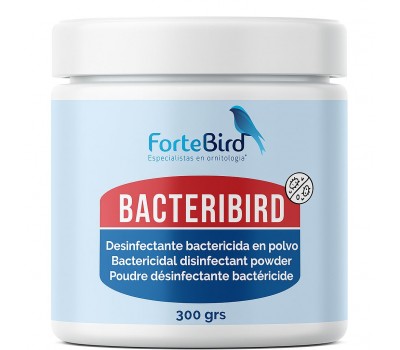 BACTERIBIRD 300gr (viricida, bactericida y fungicida en polvo)