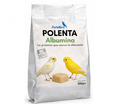 Polenta con Albumina Fortebird para aves 500 grs