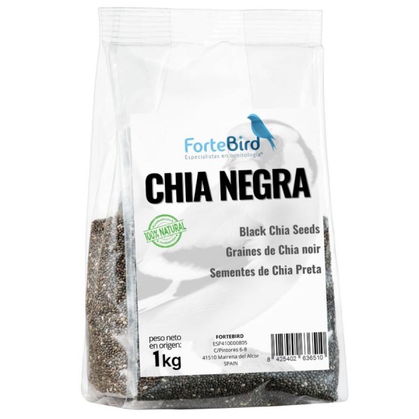 Semilla de Chia Negra Fortebird Semilla de Chia Negra Fortebird