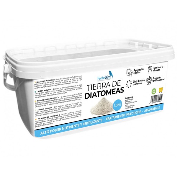Tierra de Diatomeas Fortebird 1,5kg Tierra de Diatomeas Fortebird 1,5kg